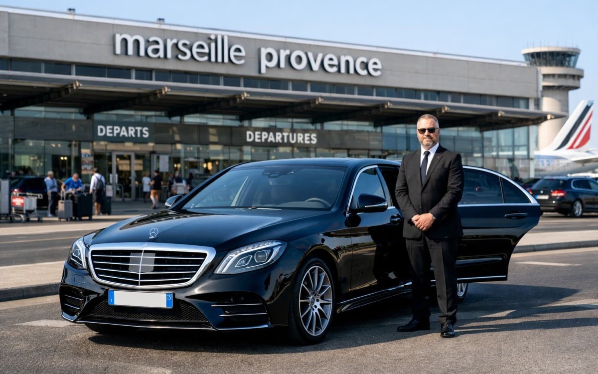 S-Class VTC with chauffeur in Marseille – transfer to Marseille Provence Airport