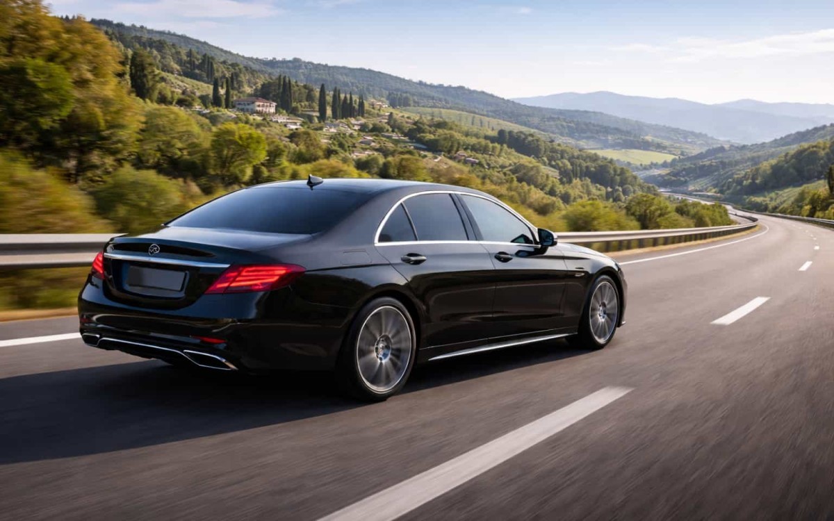 Long-distance private driver transfer between Nice and Florence