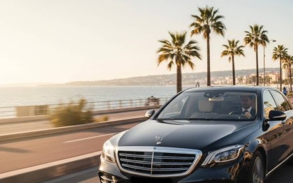 Private chauffeur with luxury vehicle in Nice on the French Riviera